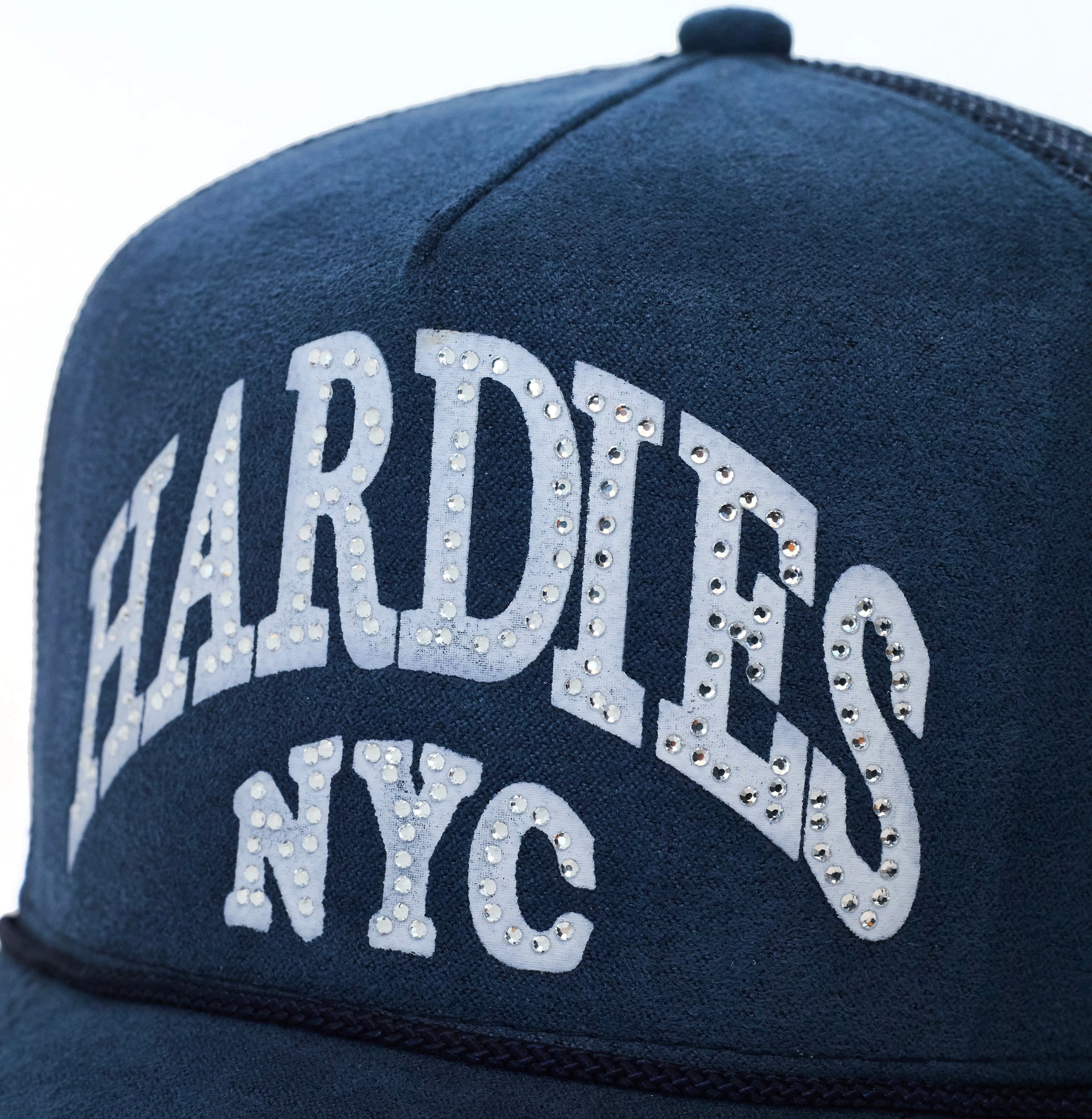 HARDIES HARDWARE - CURVE TRUCKER HATS SUEDE - NAVY | AROUND SKATE SHOP