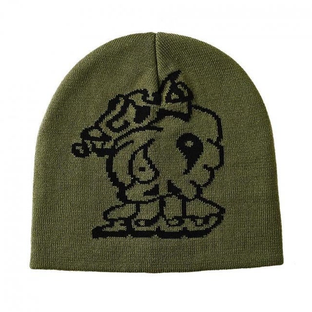 【GX1000】 FLORAL BEANIE Green GX1000】 FLORAL BEANIE Green GX1000 Floral Beanie - Green